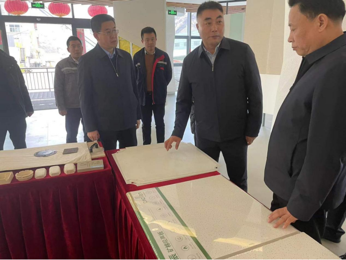 灵石县委书记韩军等领导节后莅临达辰新材指导工作